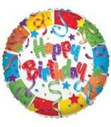 18 inch Mylar Ballon (Happy Birthday2) 18 inch Mylar Ballon (Happy Birthday2)